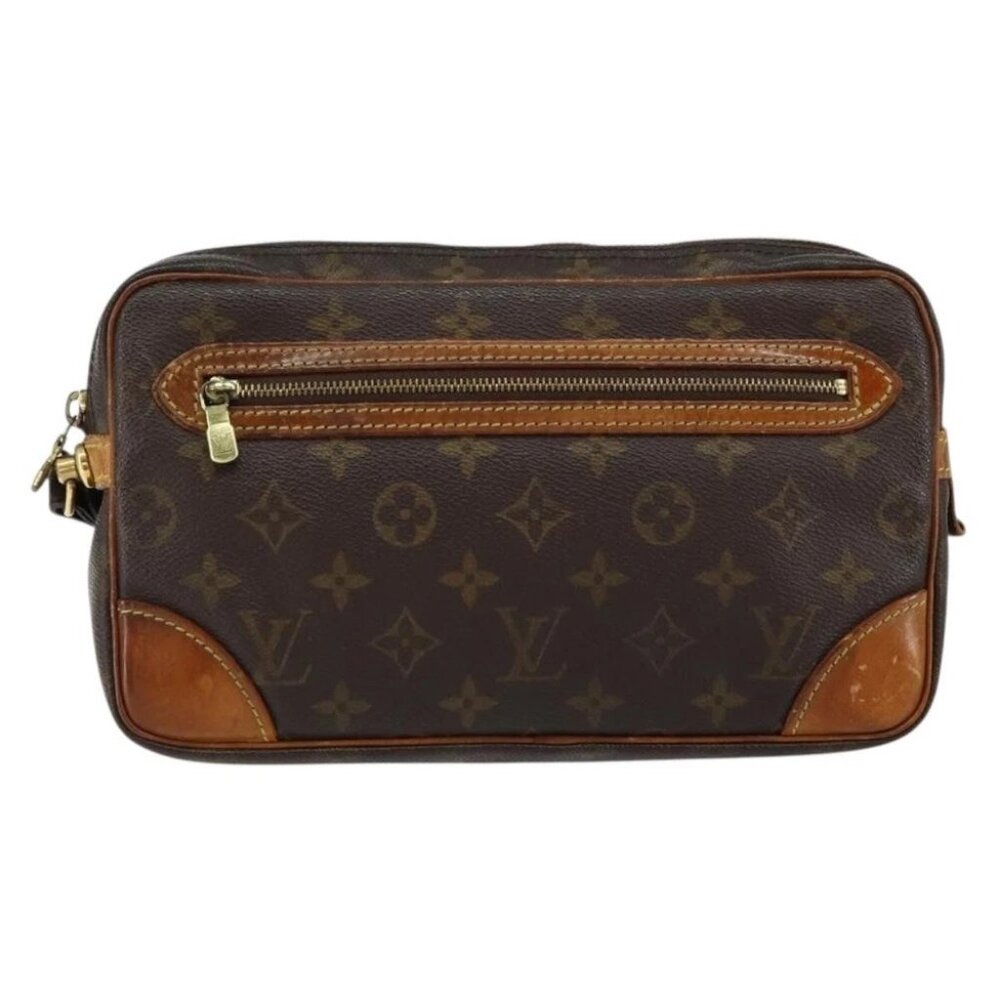 LOUIS VUITTON Monogram Marly Dragonne GM Clutch Bag - Picture 2 of 15